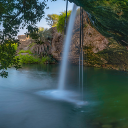 Wadi Hoqain Waterfalls